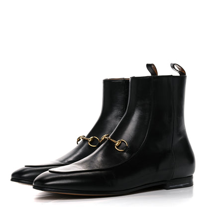 Gucci Malaga Kid Womens Jordaan Ankle Boots 40 Black 3 of 12
