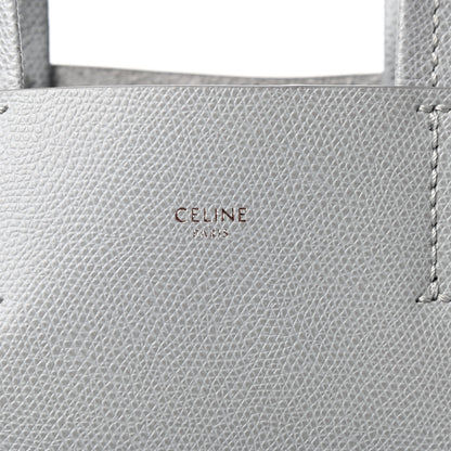 Celine Grained Calfskin Small Vertical Cabas Mineral 6 of 11