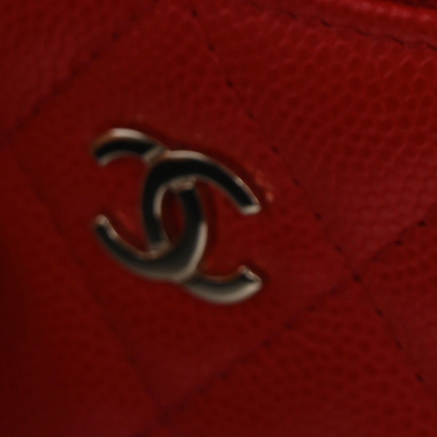 Chanel Caviar Quilted Card Holder Red 11 of 14