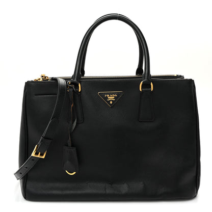 Prada Saffiano Lux Medium Galleria Double Zip Tote Black 1 of 11
