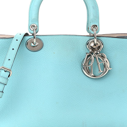Christian Dior Smooth Calfskin Medium Diorissimo Tote Light Blue 7 of 16