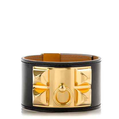 Hermes Box Collier de Chien CDC Bracelet L Black 1 of 7