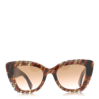 Fendi Acetate F is Fendi FF 51mm Cat Eye Sunglasses 0327/S Tortoise Camouflage 3 of 5