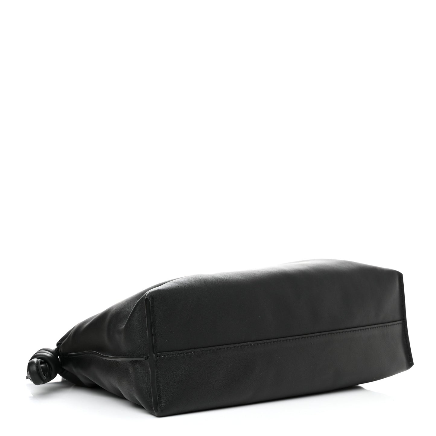 Calfskin Small Flamenco Knot Bag Black