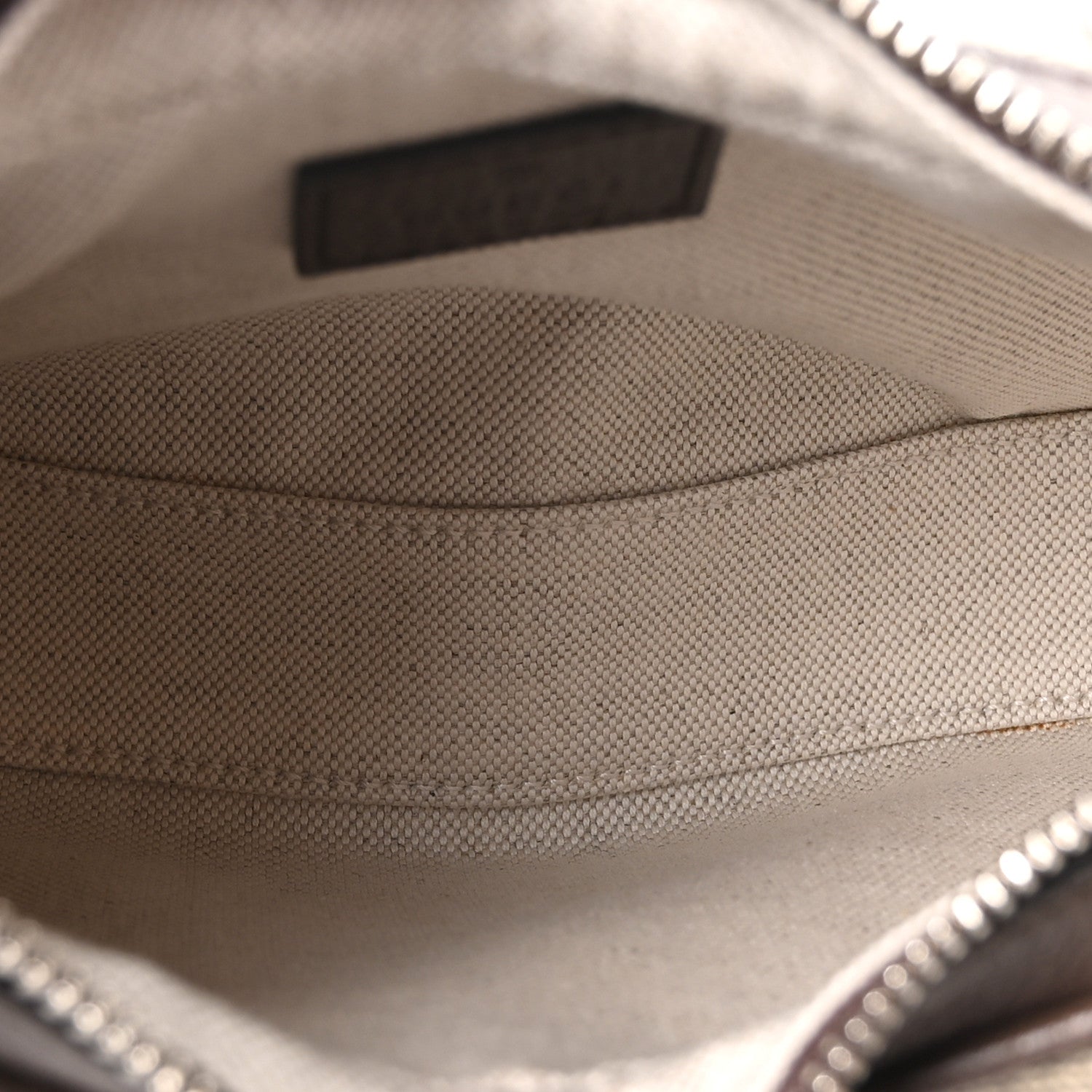 Gucci GG Supreme Monogram Textured Calfskin Web Small Attache Shoulder Bag Beige Ebony New Acero 5 of 10