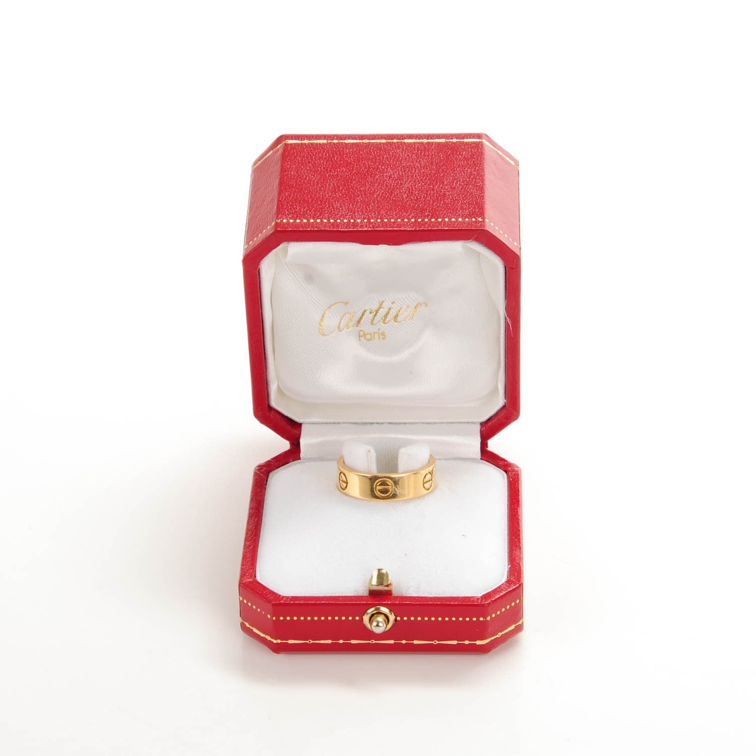 Cartier 18K Yellow Gold 5.5mm LOVE Ring 58 8.25 6 of 6