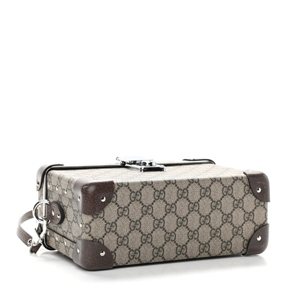 Gucci GG Supreme Monogram Globe-Trotter Beauty Case Brown 4 of 13