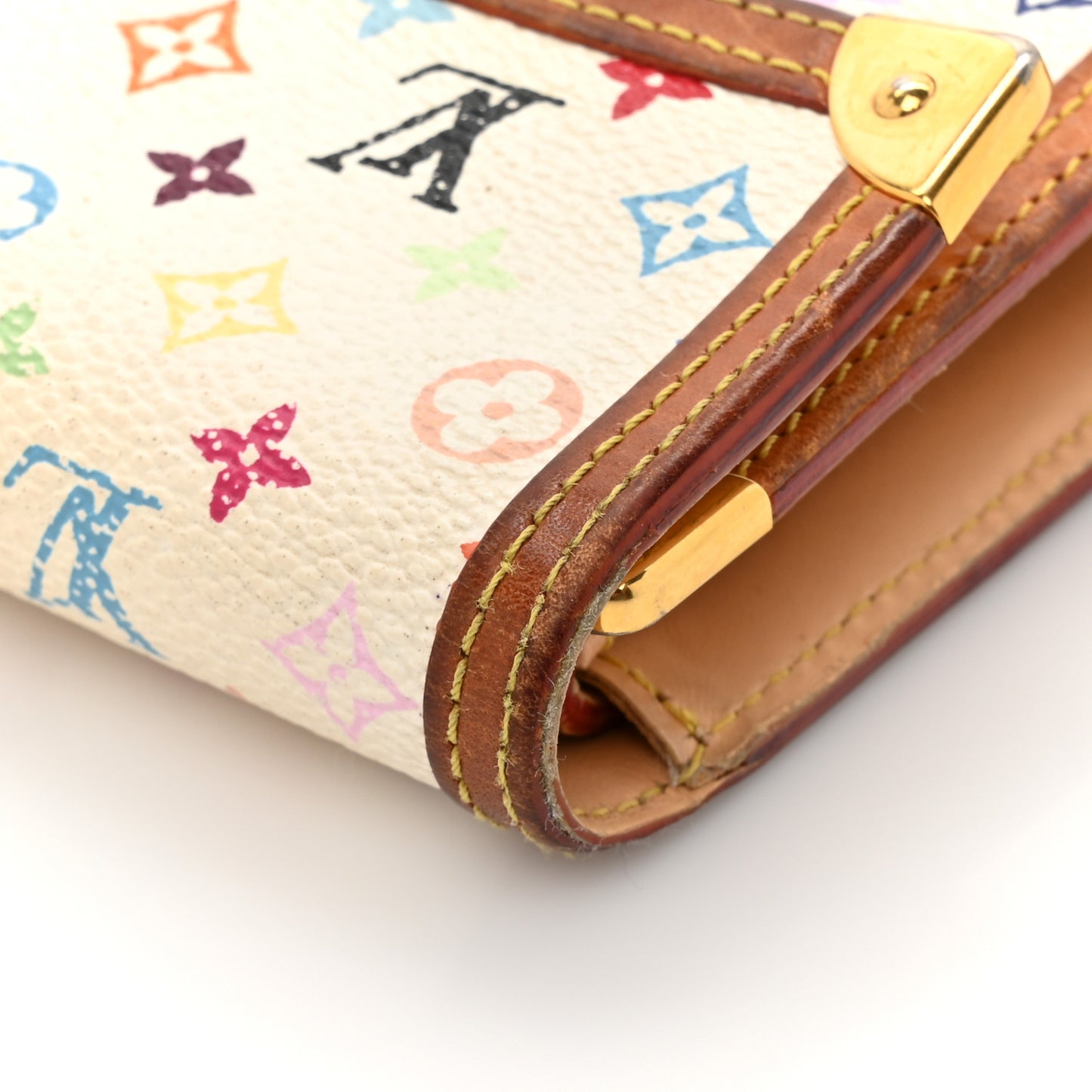 Monogram Multicolor Porte Tresor International Wallet White