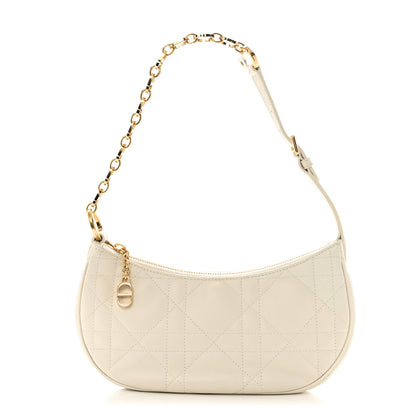 Christian Dior Lambskin Cannage CD Lounge Bag Latte 1 of 13