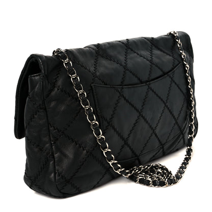 Chanel Lambskin Ultimate Stitch Maxi Flap Black 3 of 11