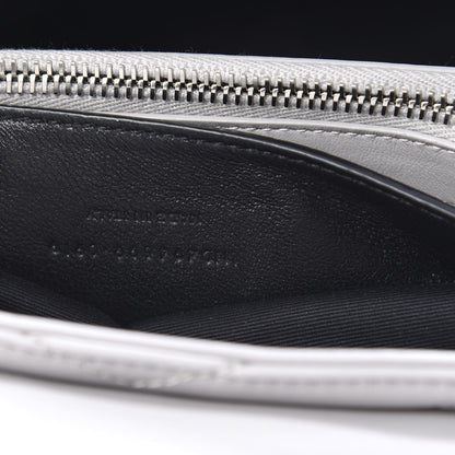 Saint Laurent Calfskin Y Quilted Monogram Small Loulou Chain Satchel Granite 7 of 10