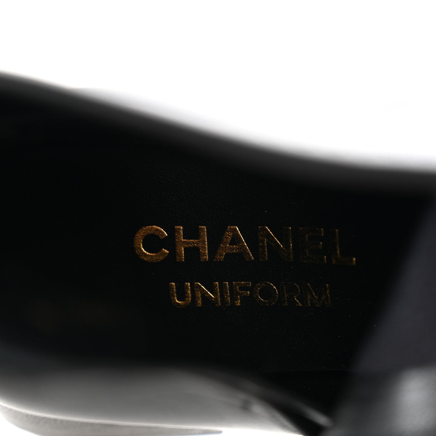 Chanel Stretch Lambskin Cap Toe CC Uniform Short Boots 35 Black 8 of 10