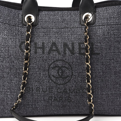 Chanel Lurex Boucle Medium Deauville Tote Black 10 of 10
