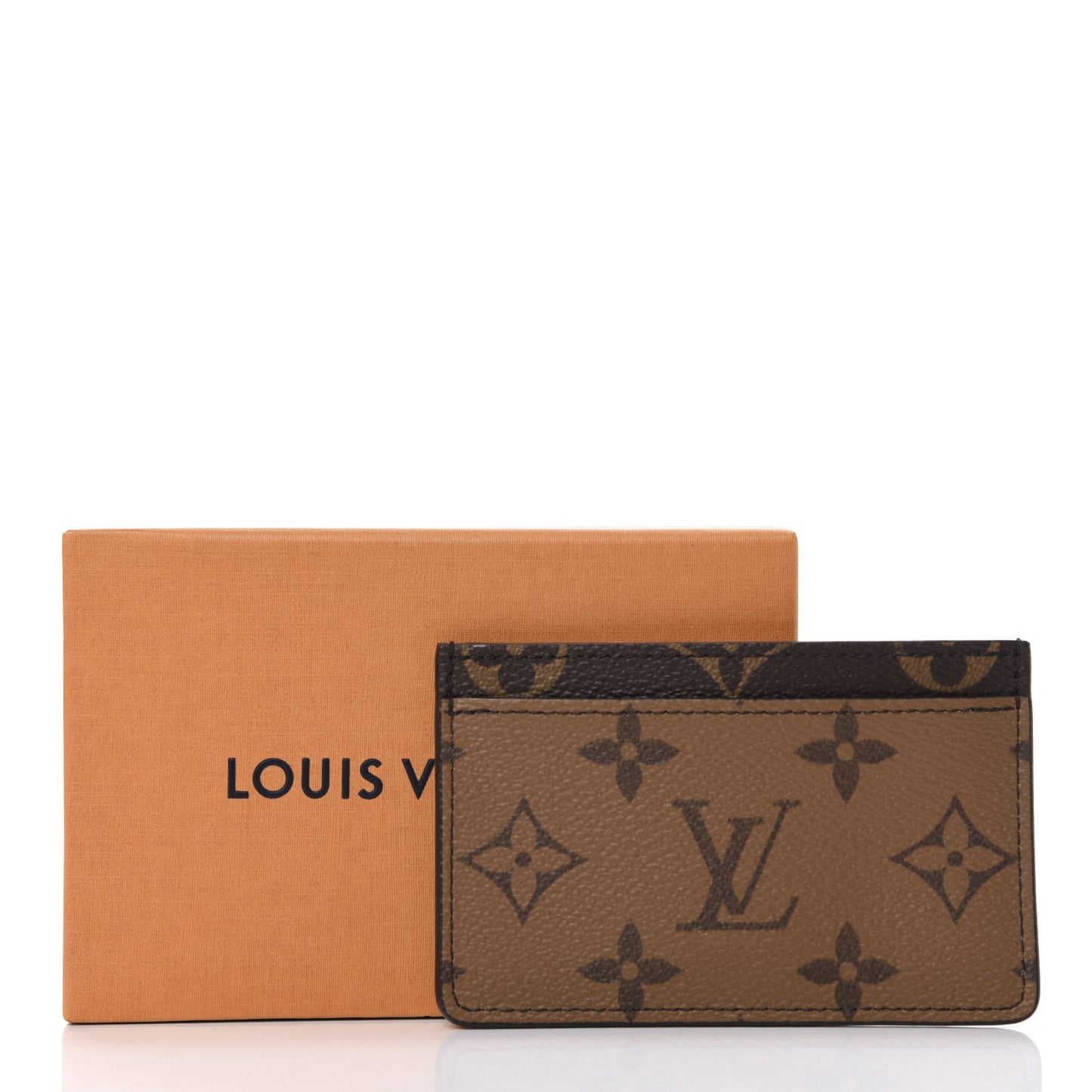 Reverse Monogram Card Holder