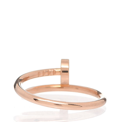 Cartier 18K Pink Gold Small Juste Un Clou Ring 53 6.5 3 of 6