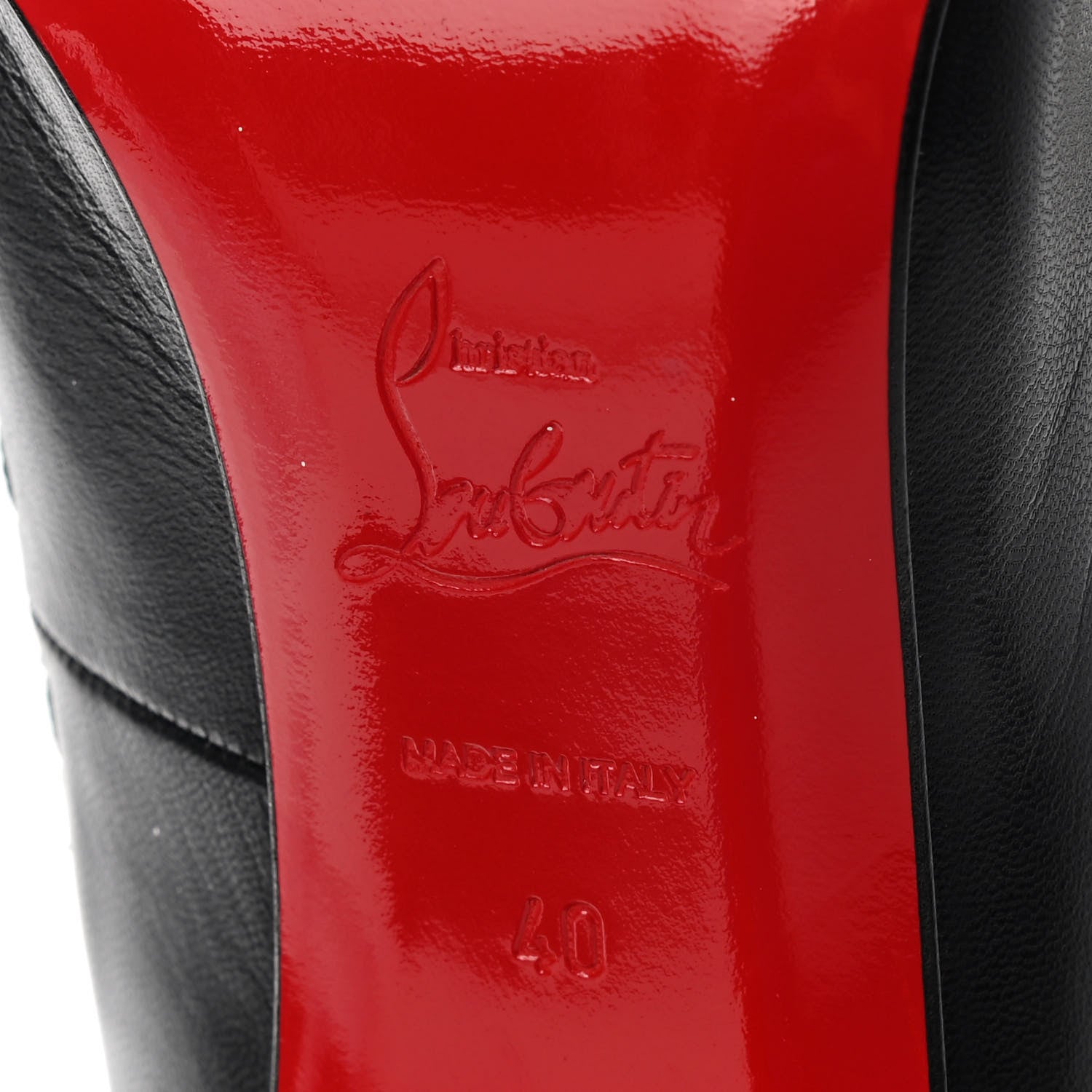 Christian Louboutin Kid Gortika 100 Strappy Pumps 40 Black 6 of 7