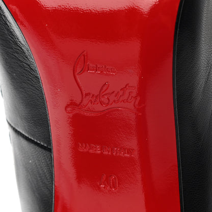 Christian Louboutin Kid Gortika 100 Strappy Pumps 40 Black 6 of 7