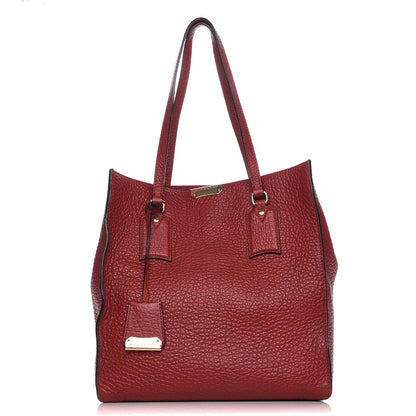 Burberry Heritage Grain Medium Woodbury Tote Military Red 1 of 12