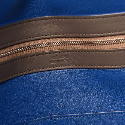 Celine Smooth Calfskin Small Tassel Cabas Phantom Gray Blue 6 of 18