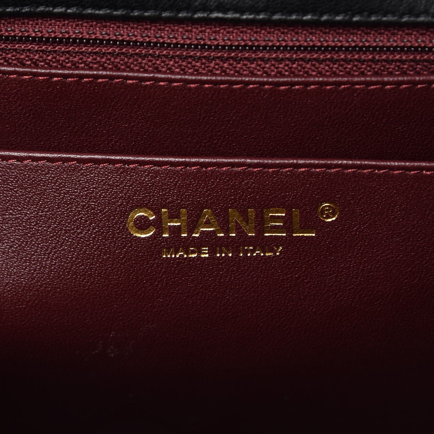 Lambskin Quilted Jumbo Single Flap Black