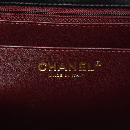 Chanel Lambskin Quilted Jumbo Single Flap Black 7 of 9