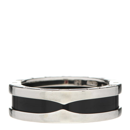 Bulgari Sterling Silver Ceramic Save The Children One-Band Ring 55 7.25 3 of 8