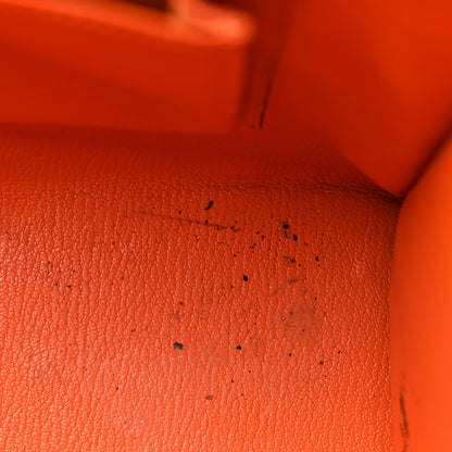 Hermes Ostrich Drag 32 Orange 11 of 20