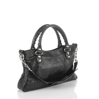 Balenciaga Agneau Giant 12 Silver Hardware First Black 3 of 7