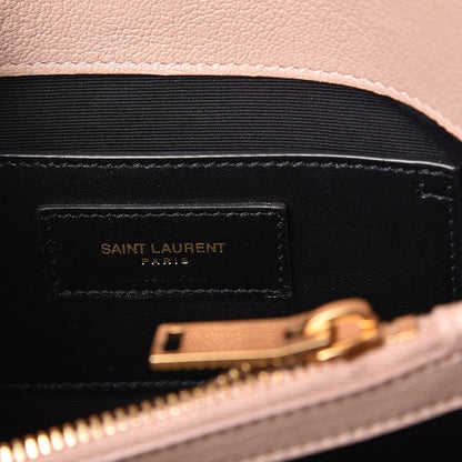 Saint Laurent Sheepskin Matelasse Chevron Monogram Medium College Bag Fard 6 of 7