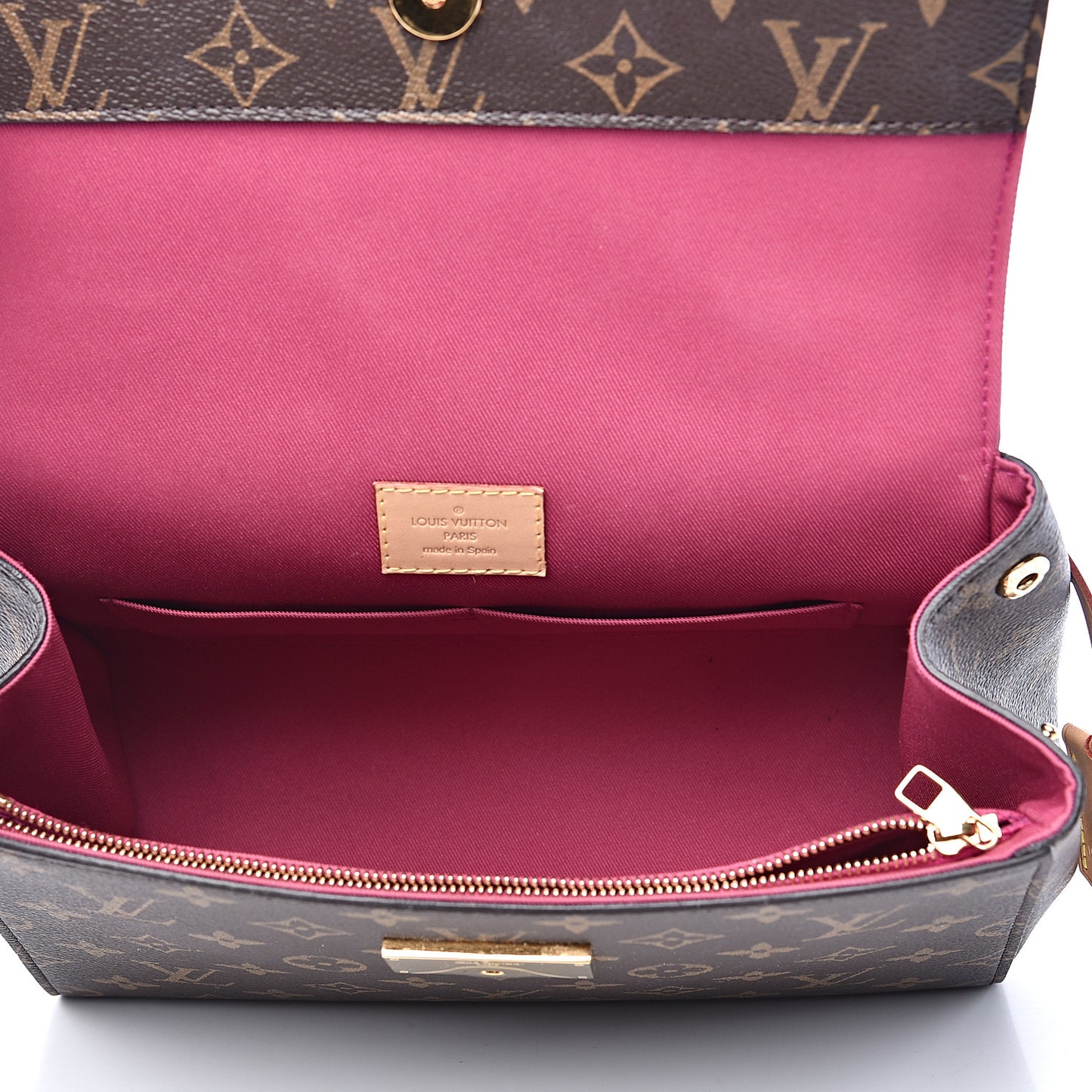 Monogram Cluny BB Bordeaux Fuchsia
