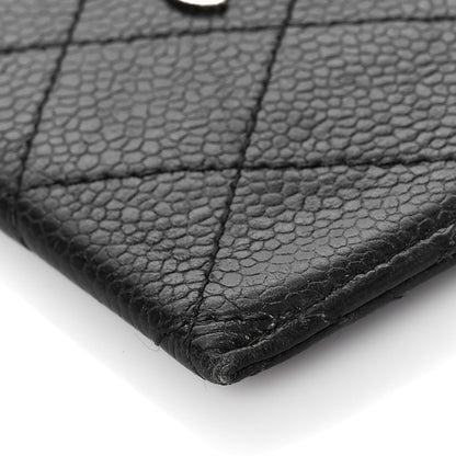 Chanel Caviar Quilted Card Holder Black 9 of 10