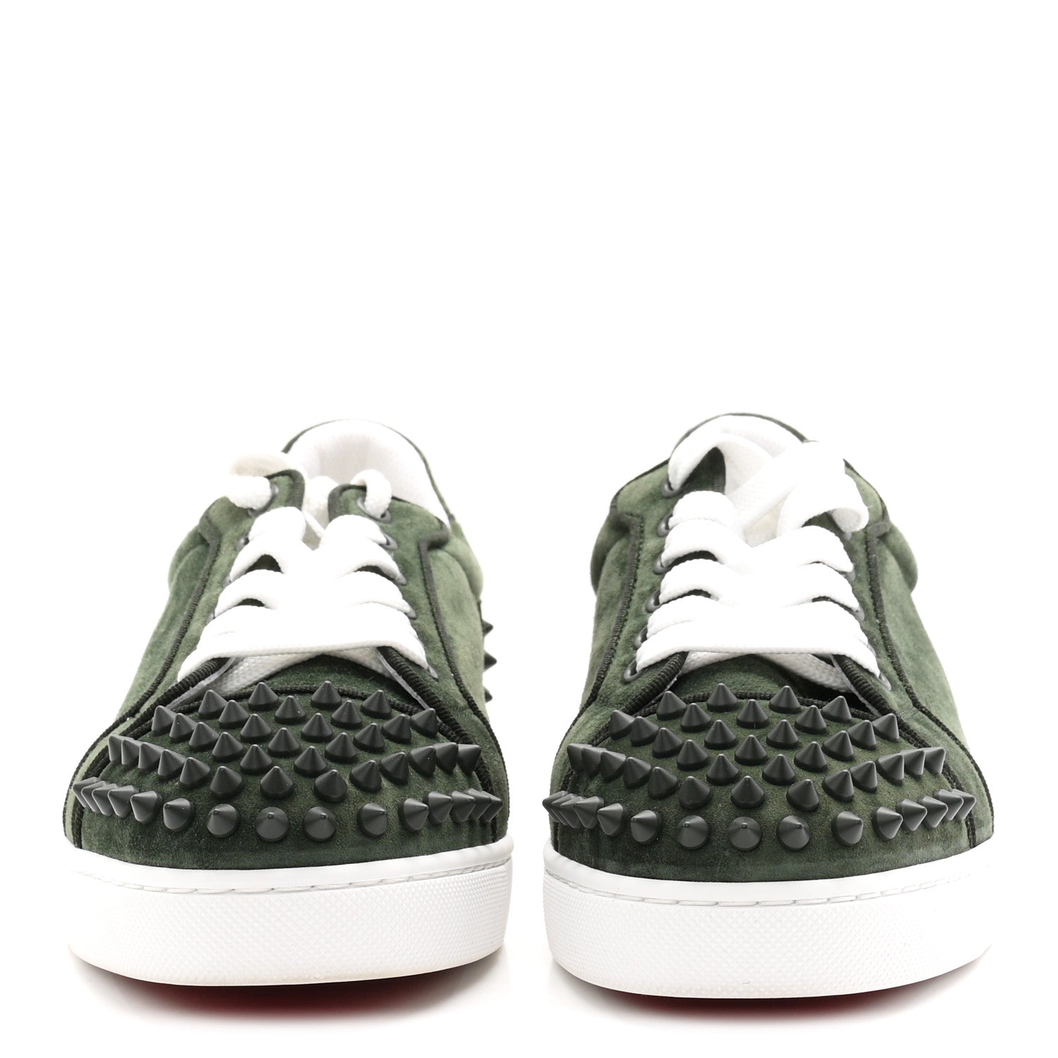 Christian Louboutin Veau Velours Orlato Flat Sneakers  38 Tennessee 3 of 10
