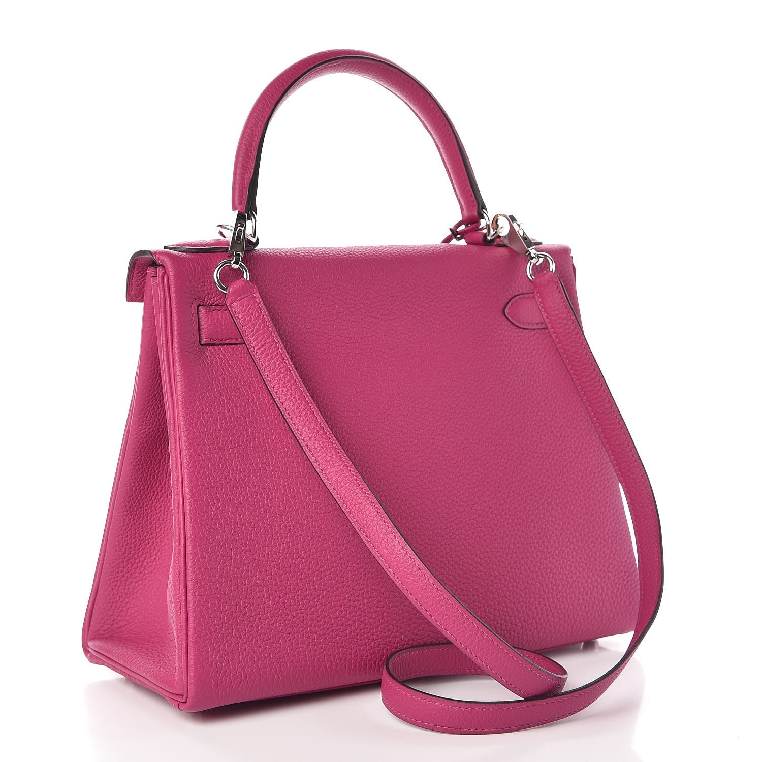 Hermes Togo Kelly Retourne 28 Rose Pourpre 4 of 9