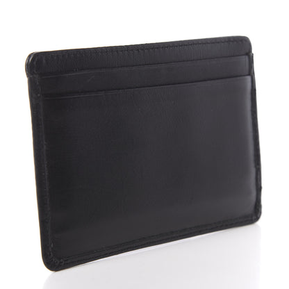 Chanel Calfskin Quilted Cambon Card Holder Black White 3 of 7