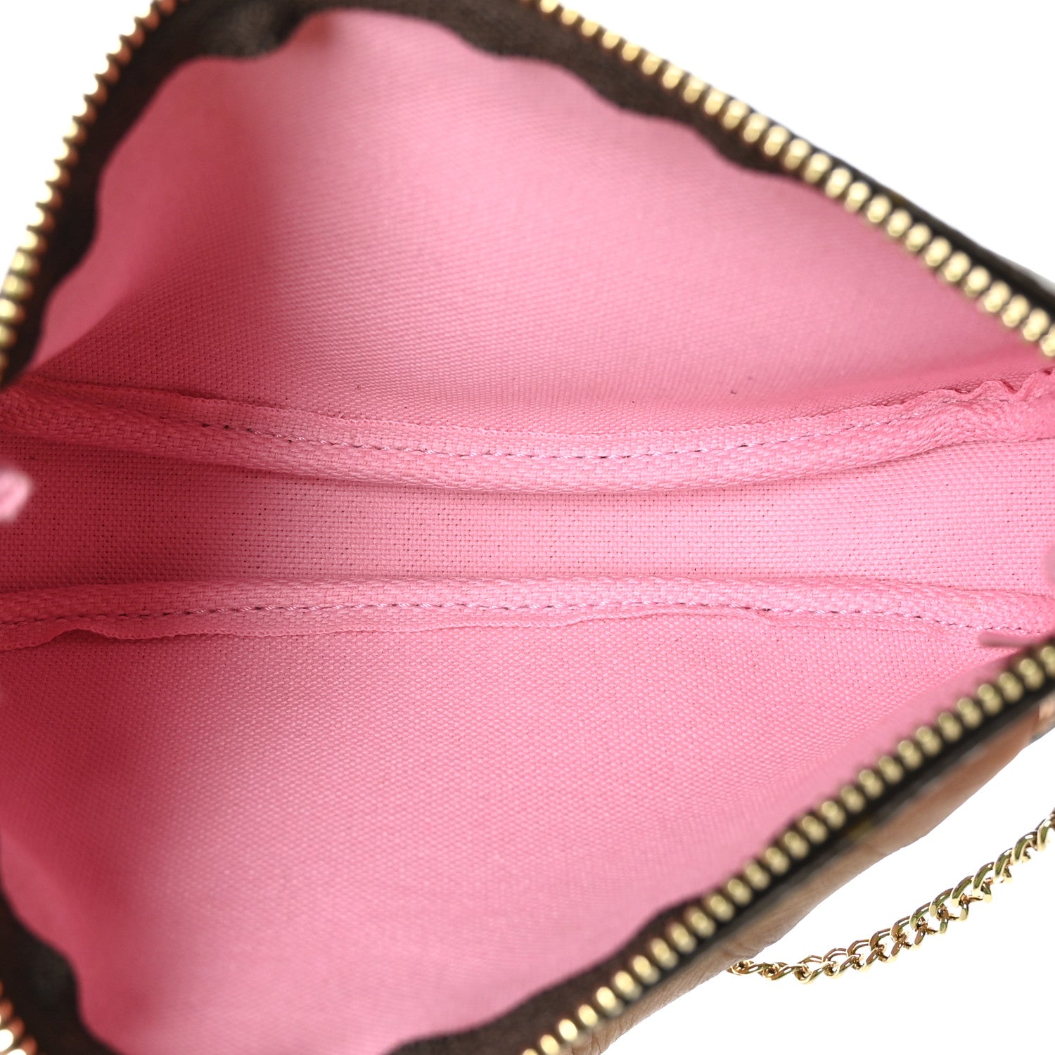 Louis Vuitton Monogram 2022 Christmas Animation Paris Mini Pochette Accessories Pink 4 of 8