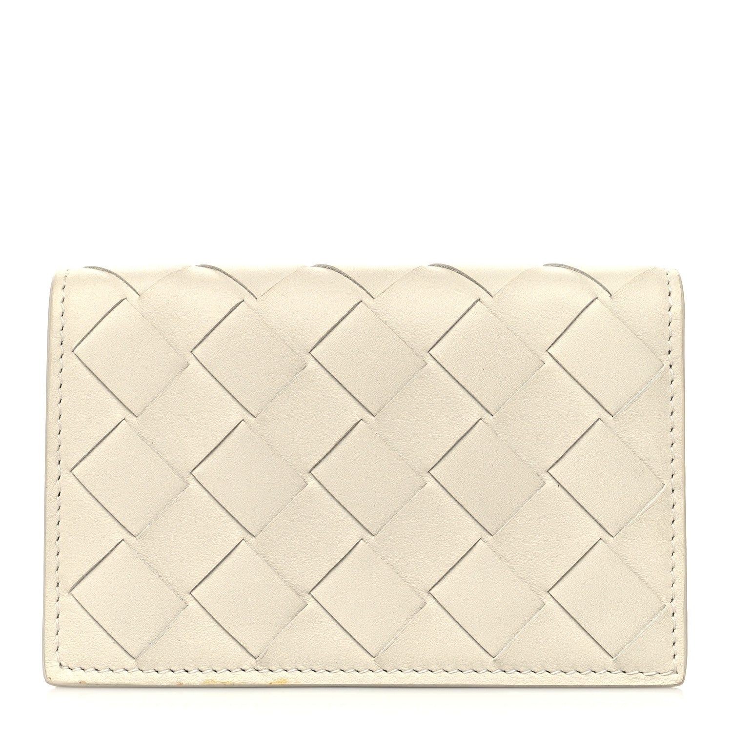 Bottega Veneta Nappa Intrecciato Zip Wallet White 1 of 11