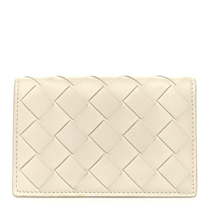 Bottega Veneta Nappa Intrecciato Zip Wallet White 1 of 11