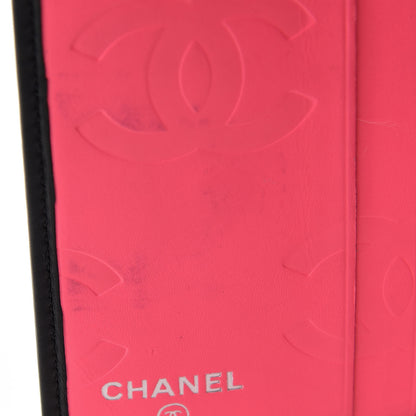 Chanel Calfskin Quilted Cambon Bi-Fold Wallet Black White 11 of 12