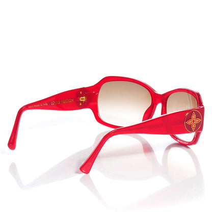 Louis Vuitton Ursula Strass Sunglasses Z0133W Red 2 of 6