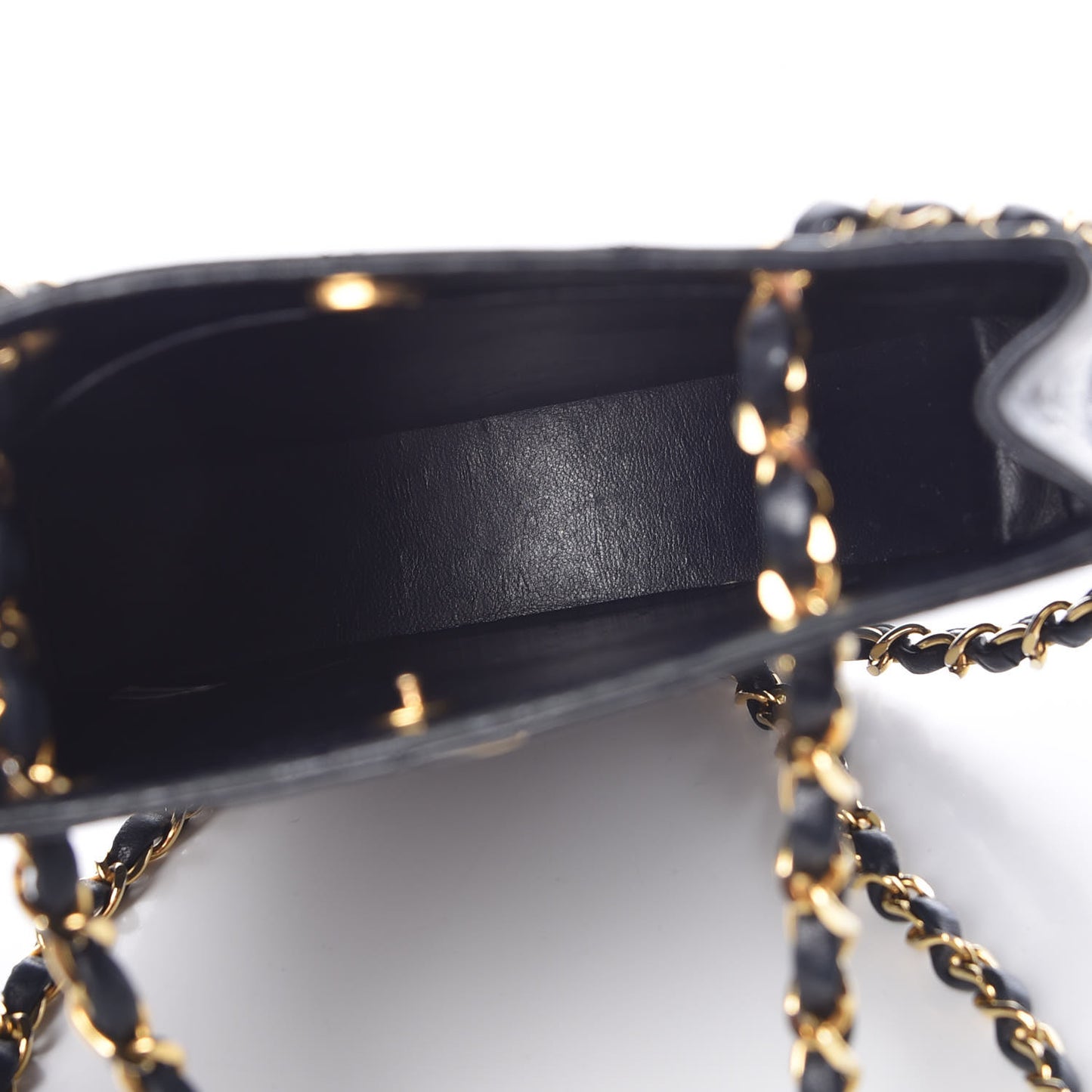 Lambskin Quilted Crossbody Navy
