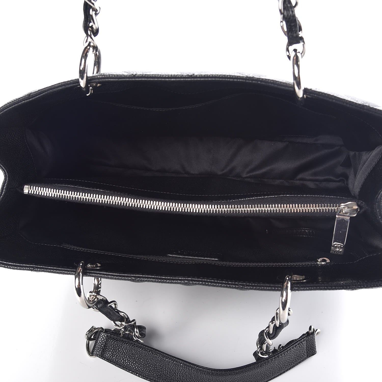 Chanel Caviar Quilted Grand Shopping Tote GST Black 5 of 9