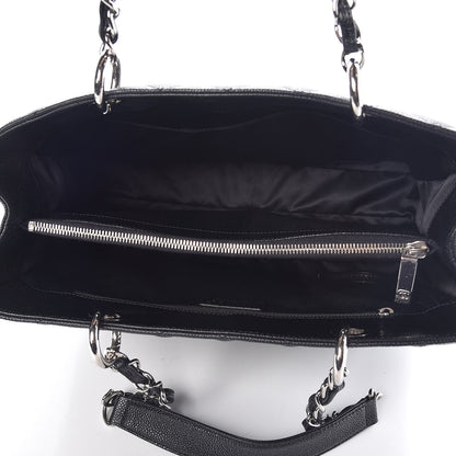 Chanel Caviar Quilted Grand Shopping Tote GST Black 5 of 9