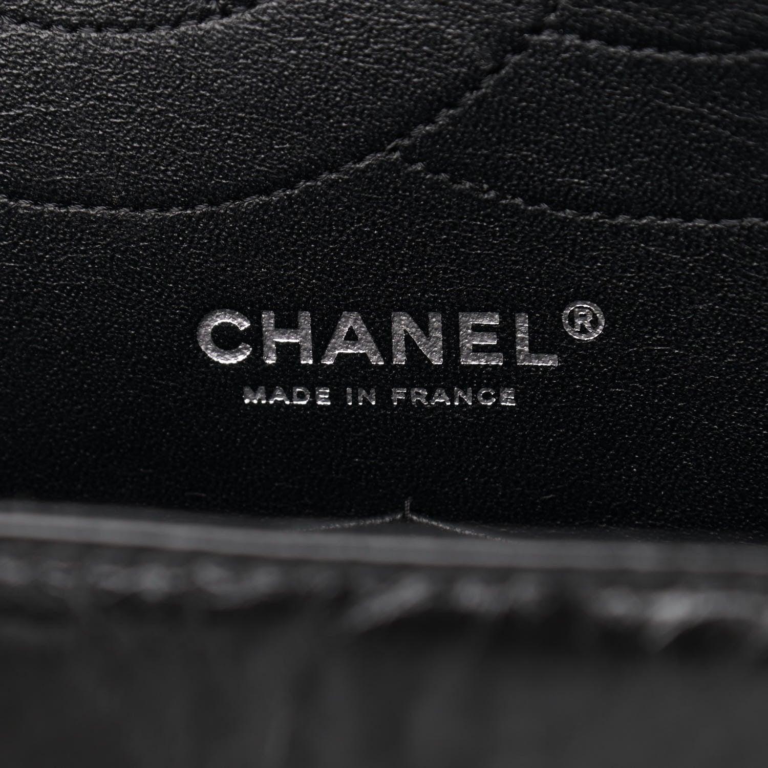 Chanel Glazed Aged Calfskin Quilted 2.55 Reissue 227 Flap So Black 6 of 11