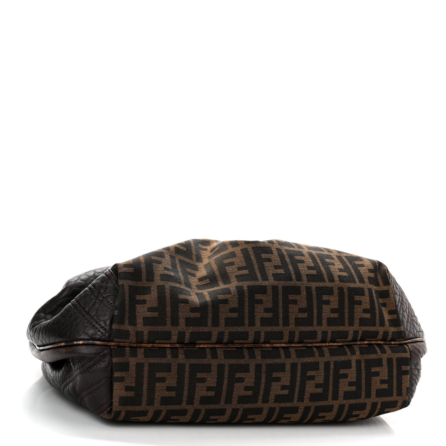 Fendi Zucca Nappa Nuvolata Vitello Tortuga Spy Tobacco Moro 4 of 10