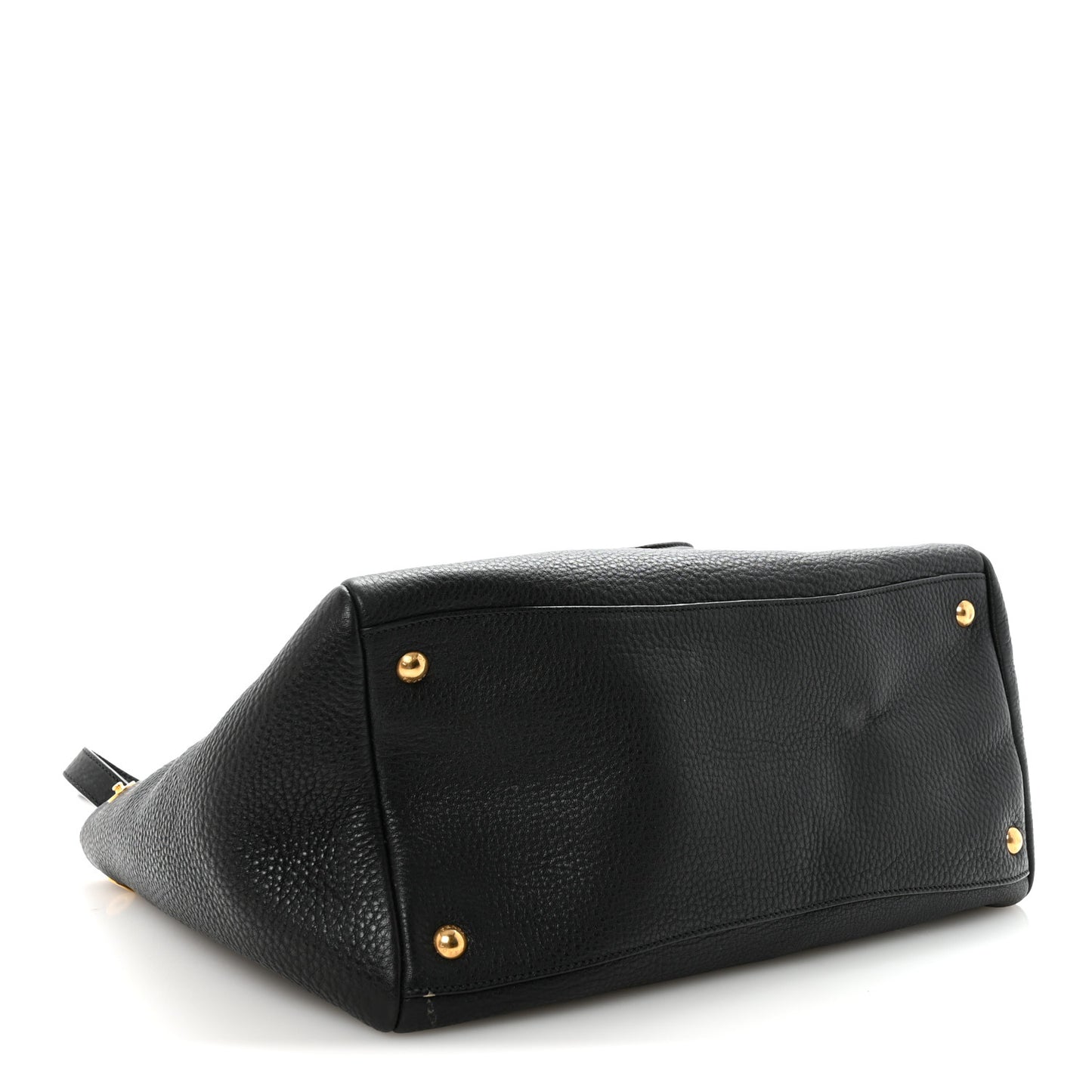 Vitello Daino Tote Black