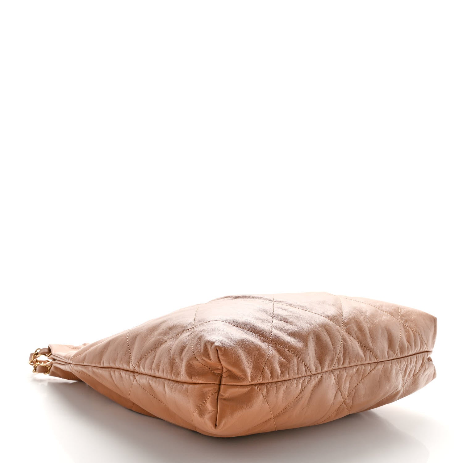 Chanel Shiny Calfskin Quilted Chanel 22 Camel 5 of 11