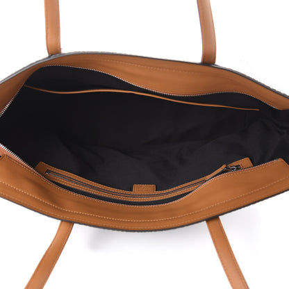 MCM Visetos Medium Anya Shopper Tote Black 5 of 9