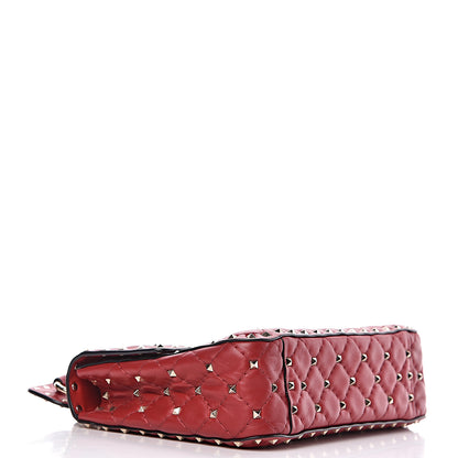 Valentino Garavani Nappa Medium Rockstud Spike Shoulder Bag Rosso Valentino 4 of 12