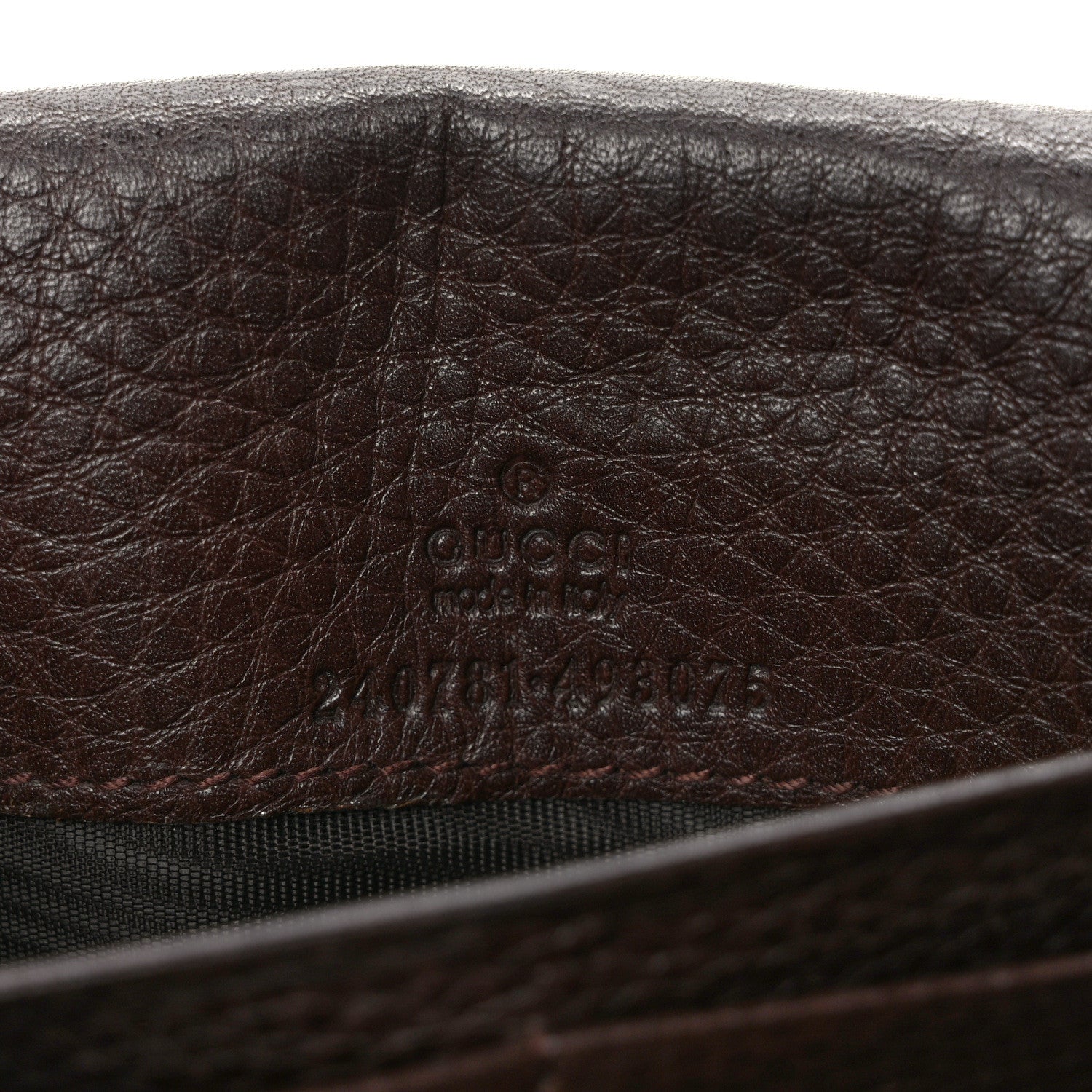 Gucci Monogram Horsebit Flap Continental Wallet Brown 6 of 6