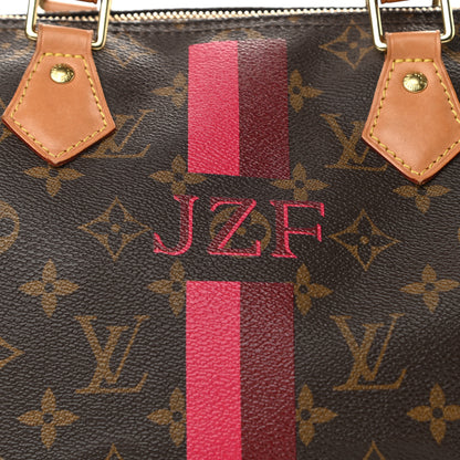 Louis Vuitton Monogram My LV Heritage Speedy 30 Fuchsia Rouge 9 of 10